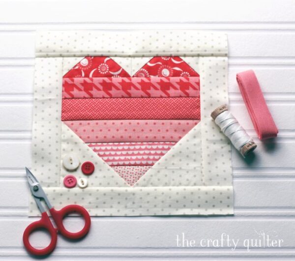 10 Free Heart Themed Quilt Patterns It's Only Fabric And Thread