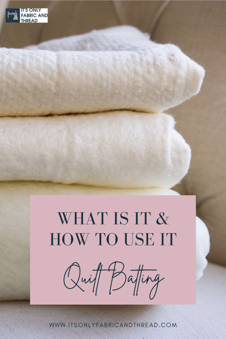 Quilt Batting What is it & when different batting types are used? It's Only Fabric And Thread