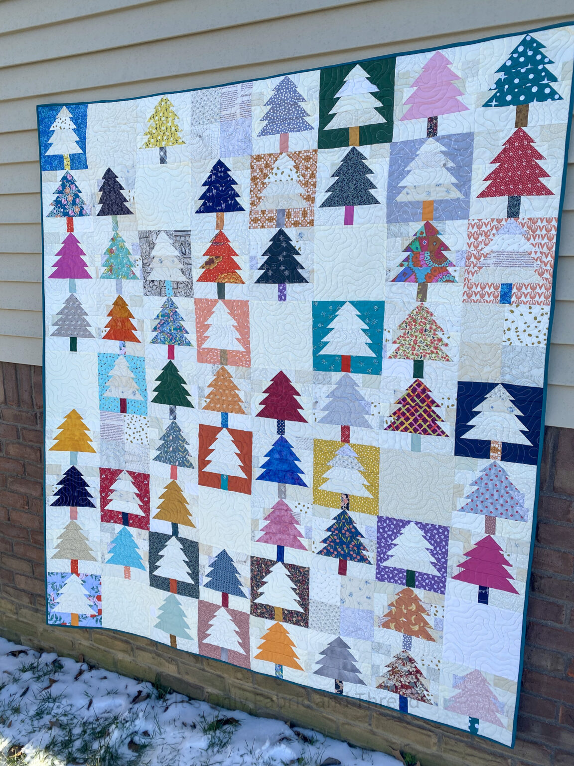 Scrappy Tree Farm Quilt Pattern | PDF Download - It's Only Fabric And ...